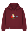 Santa Möwe  -  Damen Premium Hoodie | Bio-Baumwolle | XMAS EDITION