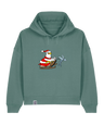 Santa Möwe  -  Damen Premium Hoodie | Bio-Baumwolle | XMAS EDITION