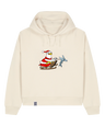 Santa Möwe  -  Damen Premium Hoodie | Bio-Baumwolle | XMAS EDITION