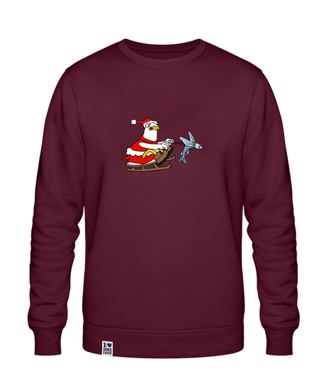 Santa-Möwe  - Unisex Sweater | Bio-Baumwolle | XMAS EDITION