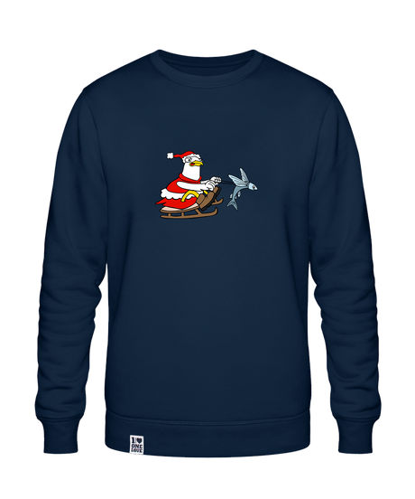 Santa-Möwe  - Unisex Sweater | Bio-Baumwolle | XMAS EDITION