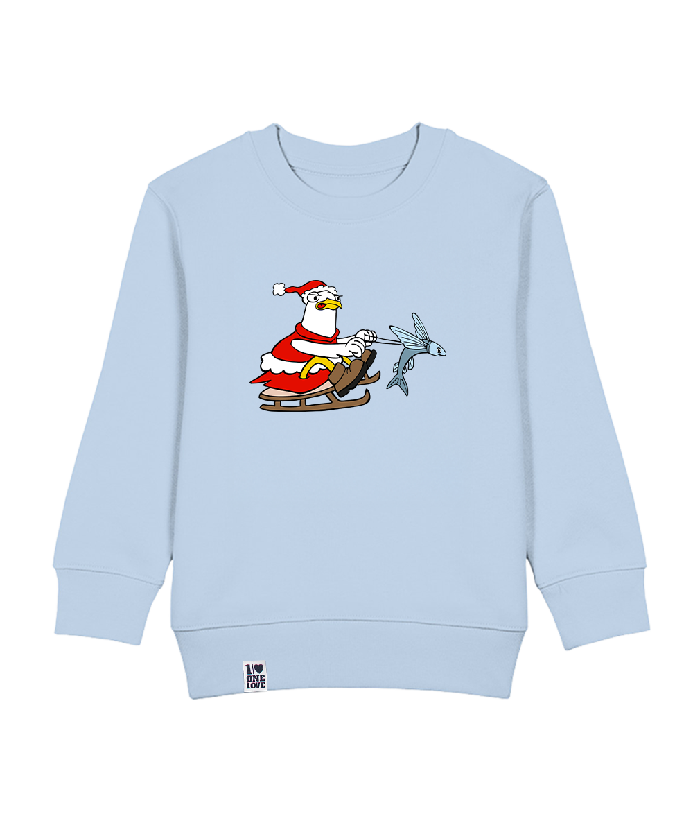 Santa Möwe  - Kids Sweater | Bio-Baumwolle | XMAS EDITION