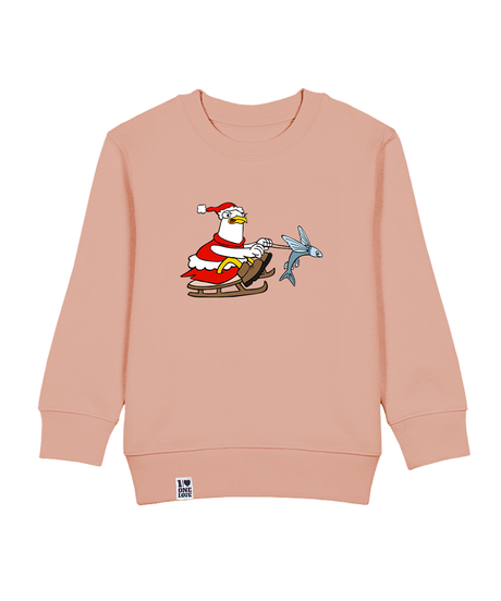 Santa Möwe  - Kids Sweater | Bio-Baumwolle | XMAS EDITION