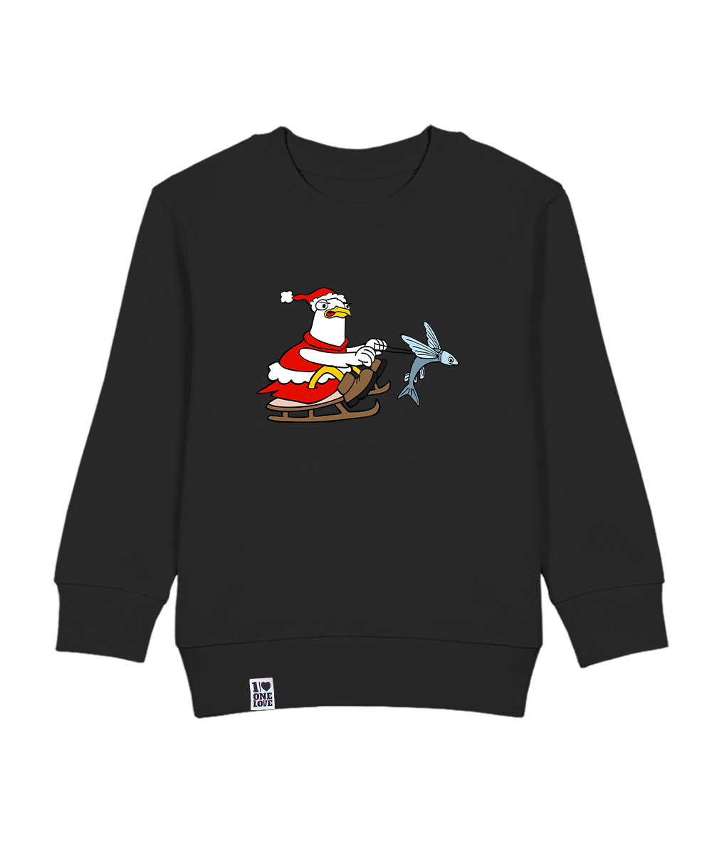 Santa Möwe  - Kids Sweater | Bio-Baumwolle | XMAS EDITION