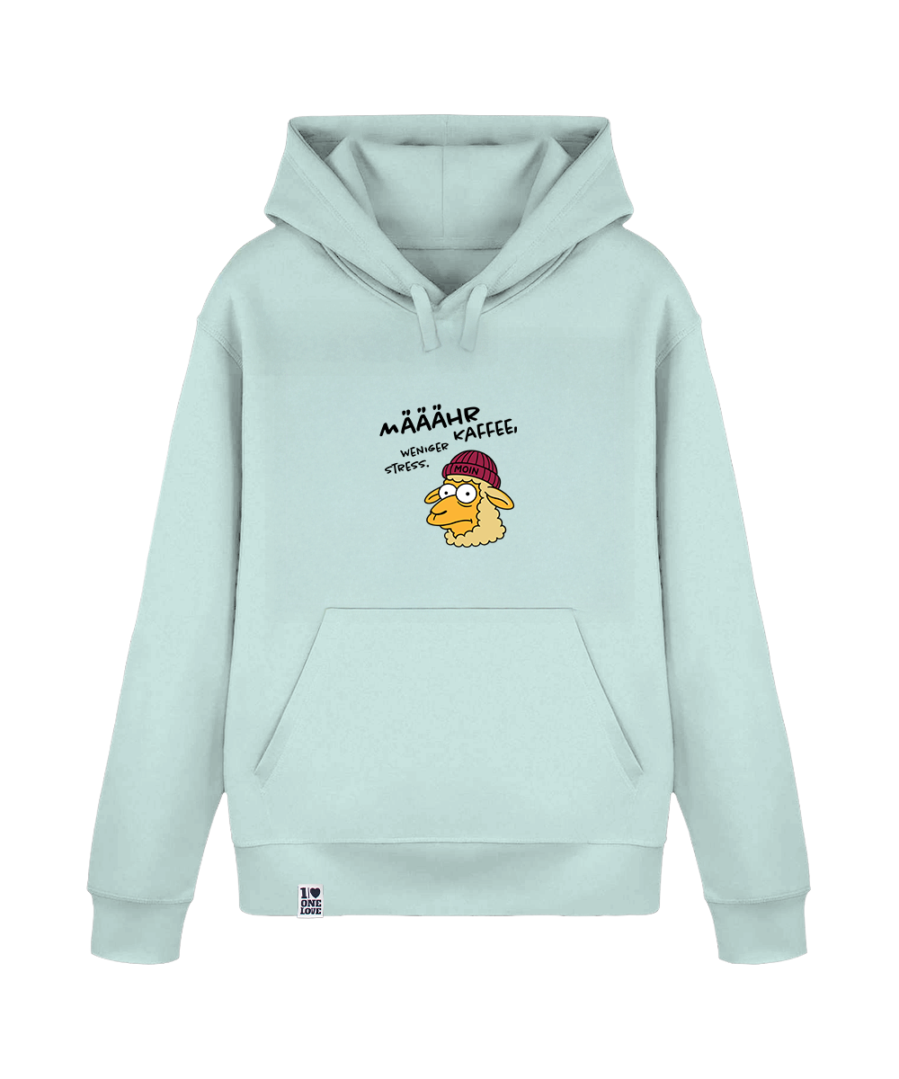 Määähr Kaffee, weniger Stress!  - Unisex Hoodie | 100% Bio-Baumwolle