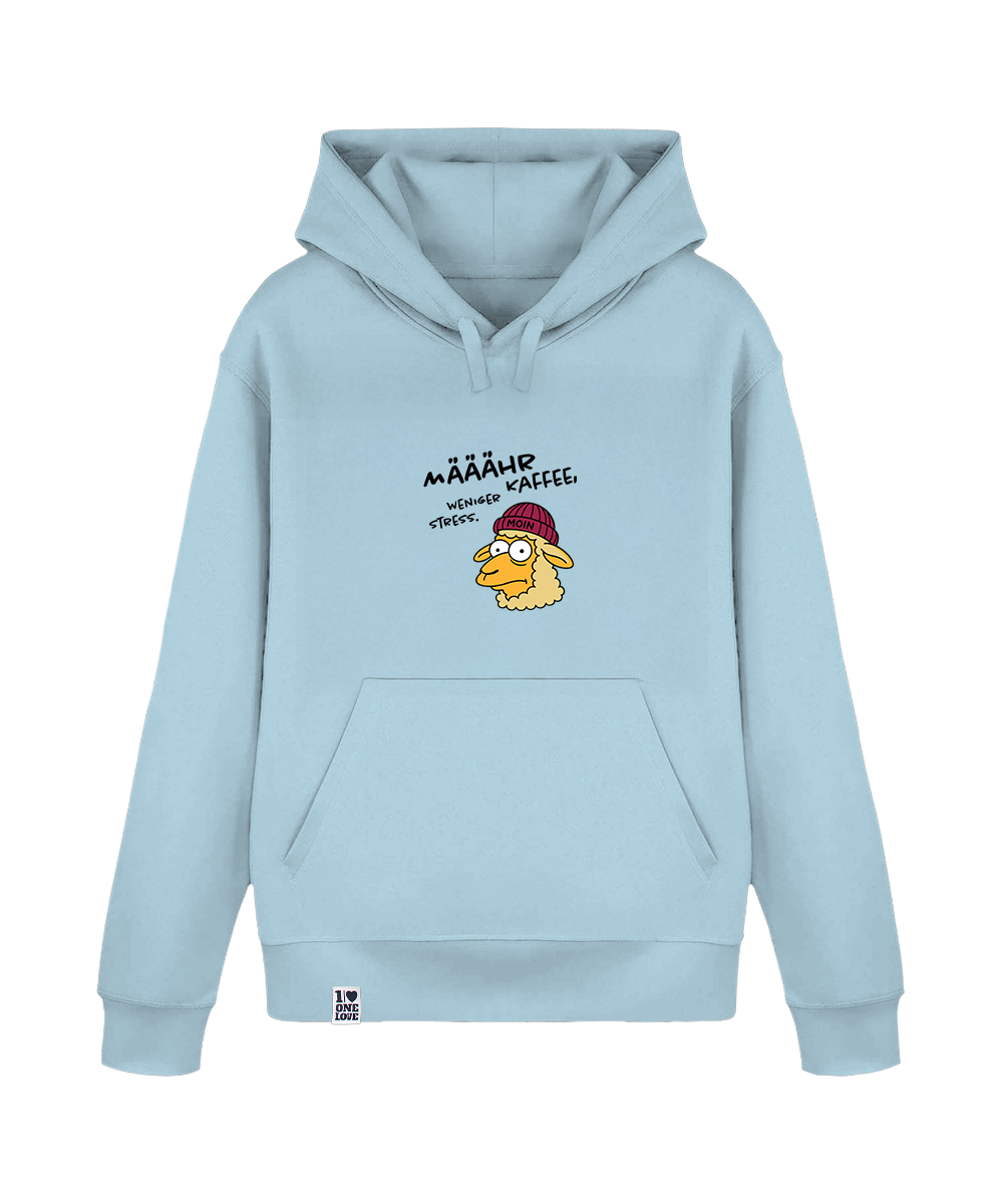 Määähr Kaffee, weniger Stress!  - Unisex Hoodie | 100% Bio-Baumwolle