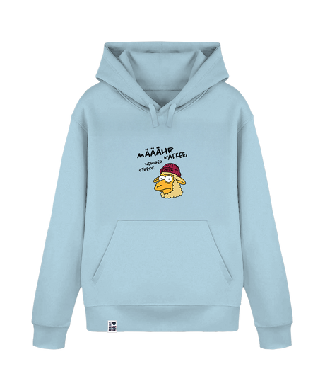 Määähr Kaffee, weniger Stress!  - Unisex Hoodie | 100% Bio-Baumwolle