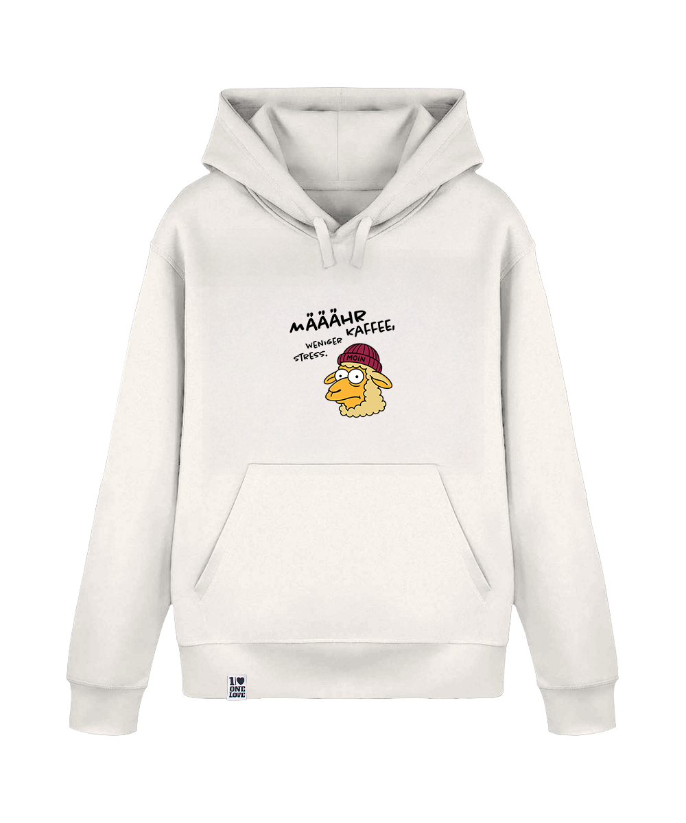 Määähr Kaffee, weniger Stress!  - Unisex Hoodie | 100% Bio-Baumwolle