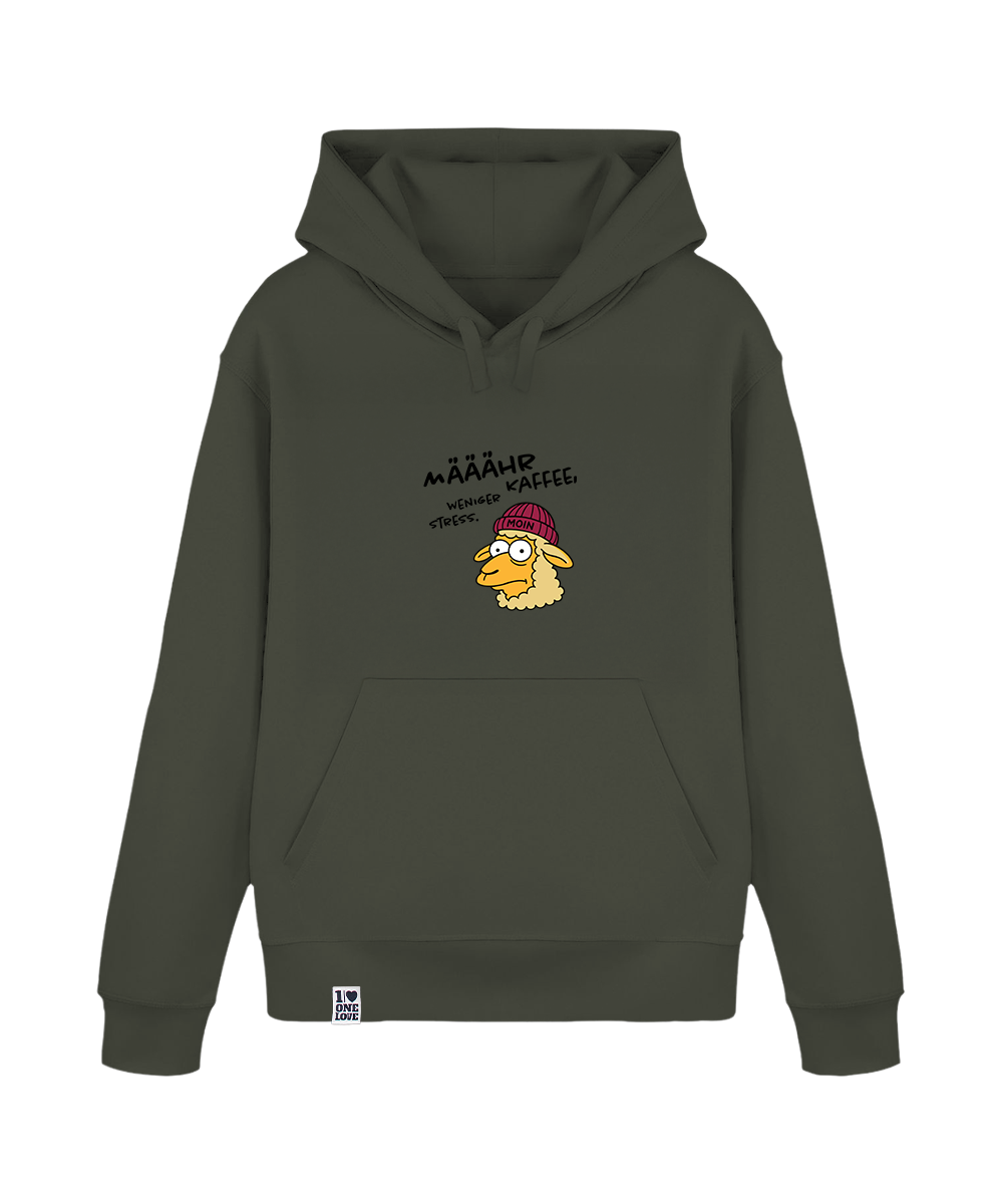 Määähr Kaffee, weniger Stress!  - Unisex Hoodie | 100% Bio-Baumwolle