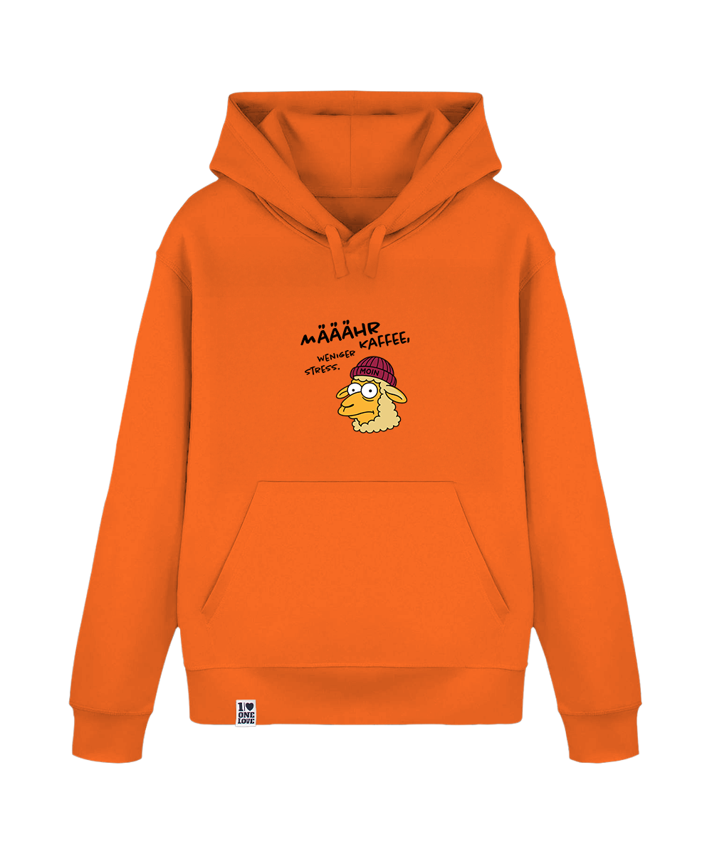 Määähr Kaffee, weniger Stress!  - Unisex Hoodie | 100% Bio-Baumwolle