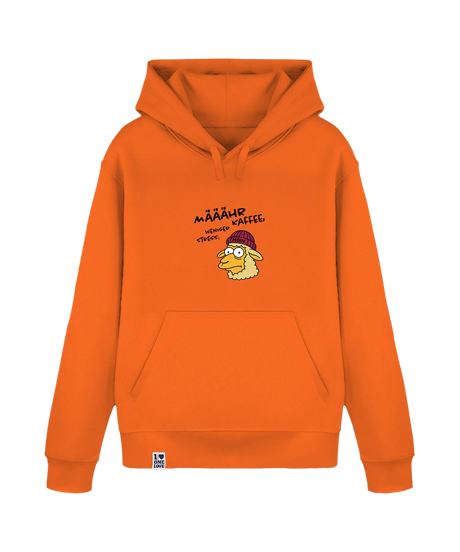 Määähr Kaffee, weniger Stress!  - Unisex Hoodie | 100% Bio-Baumwolle