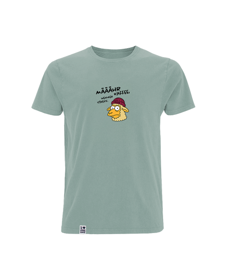 Määähr Kaffee, weniger Stress!  - Herren Shirt | 100% Bio-Baumwolle