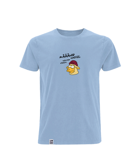 Määähr Kaffee, weniger Stress!  - Herren Shirt | 100% Bio-Baumwolle