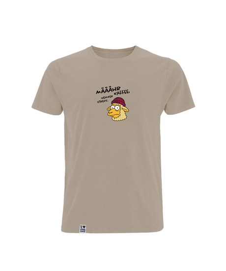 Määähr Kaffee, weniger Stress!  - Herren Shirt | 100% Bio-Baumwolle