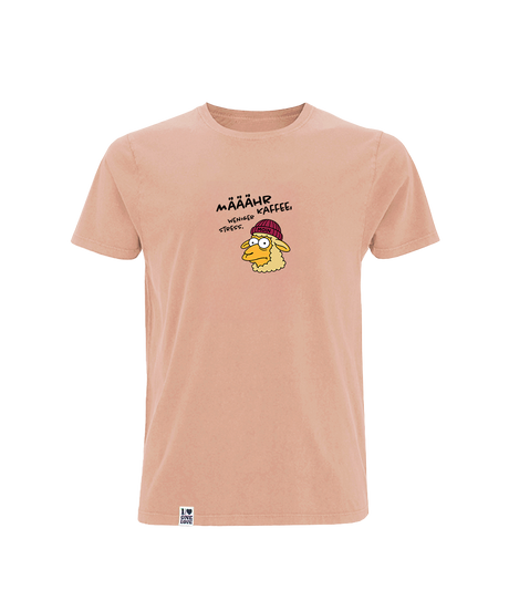 Määähr Kaffee, weniger Stress!  - Herren Shirt | 100% Bio-Baumwolle