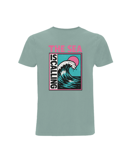 The Sea Is Calling Shirt Herren Organic