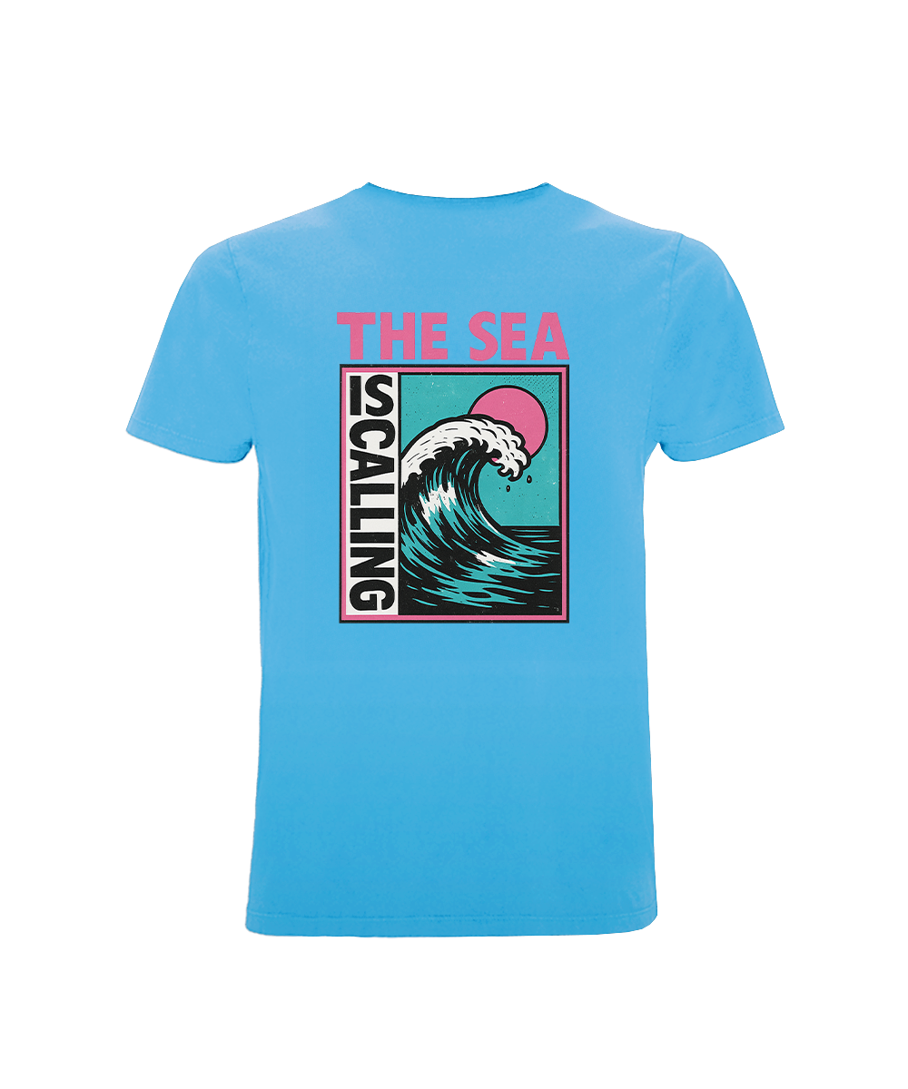 The Sea Is Calling Shirt Herren Organic