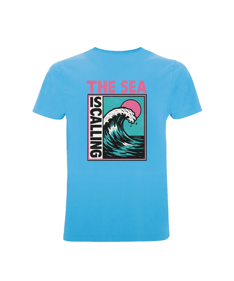 The Sea Is Calling Shirt Herren Organic
