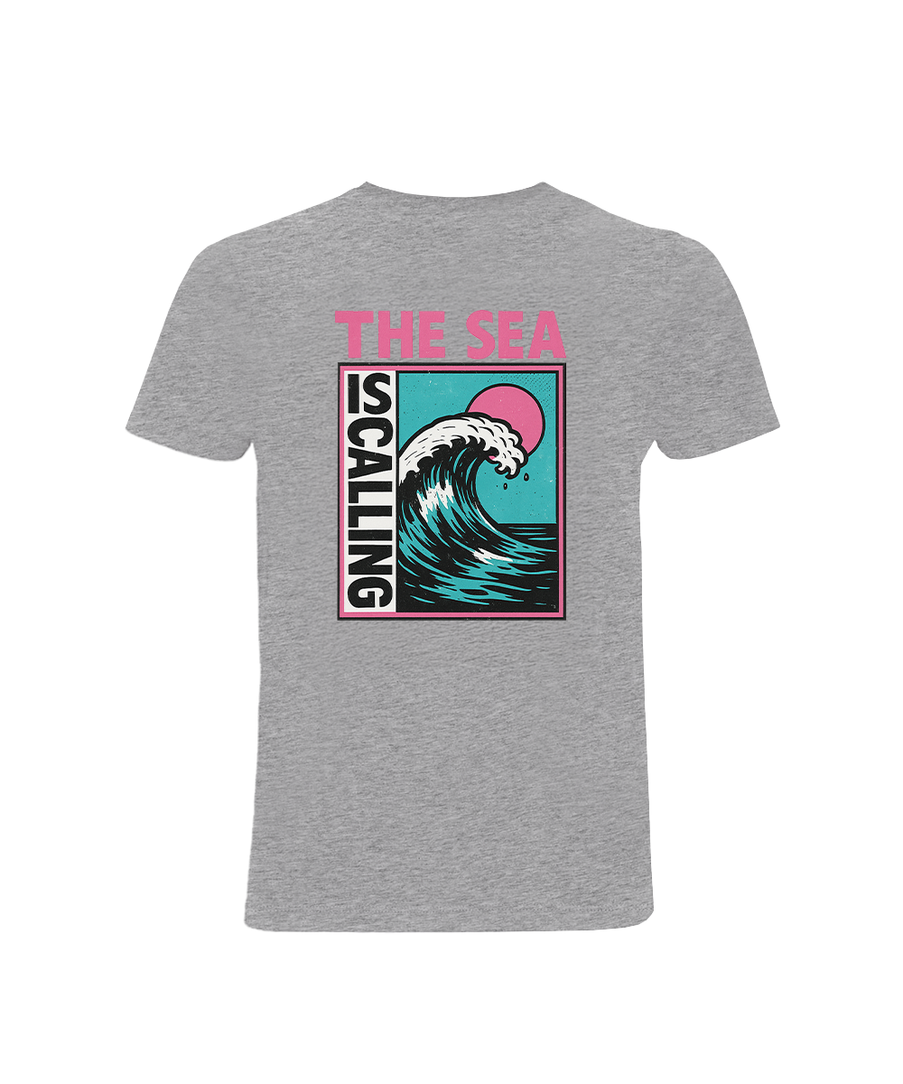 The Sea Is Calling Shirt Herren Organic