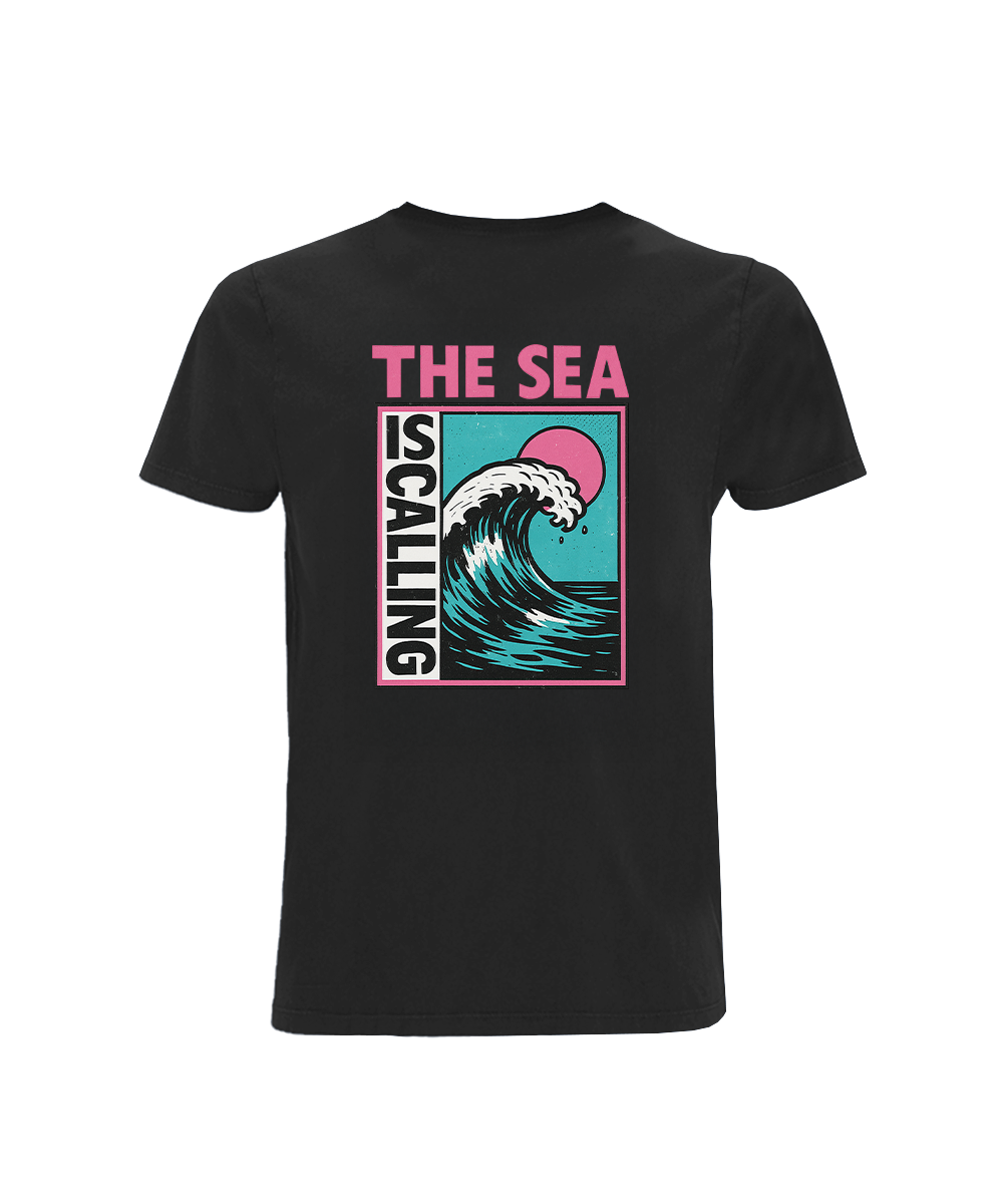 The Sea Is Calling Shirt Herren Organic
