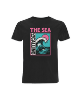 The Sea Is Calling Shirt Herren Organic