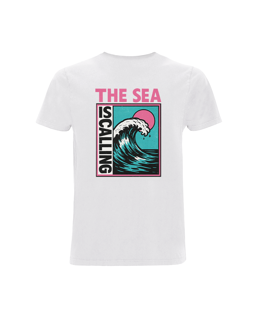 The Sea Is Calling Shirt Herren Organic