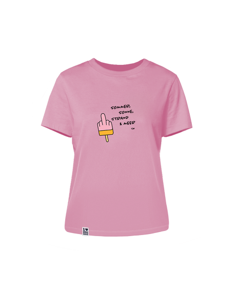 Sommer, Sonne, Strand & Meer  - Damen Shirt | 100% Bio-Baumwolle