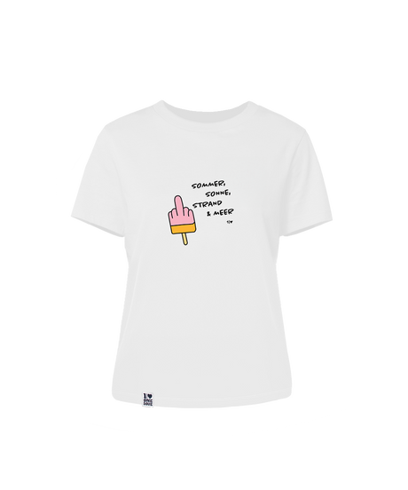 Sommer, Sonne, Strand & Meer  - Damen Shirt | 100% Bio-Baumwolle