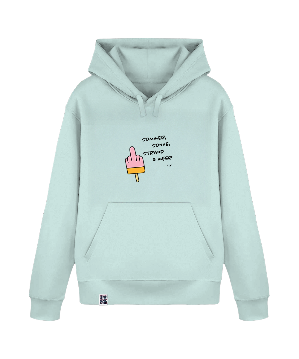 Sommer, Sonne, Strand & Meer  - Unisex Hoodie | 100% Bio-Baumwolle