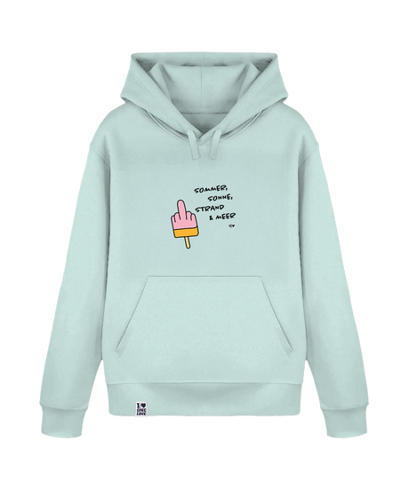 Sommer, Sonne, Strand & Meer  - Unisex Hoodie | 100% Bio-Baumwolle