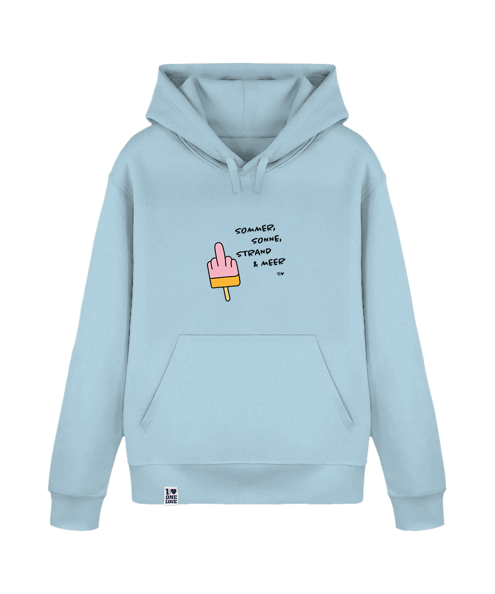 Sommer, Sonne, Strand & Meer  - Unisex Hoodie | 100% Bio-Baumwolle