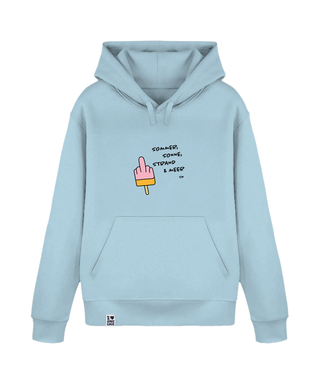 Sommer, Sonne, Strand & Meer  - Unisex Hoodie | 100% Bio-Baumwolle