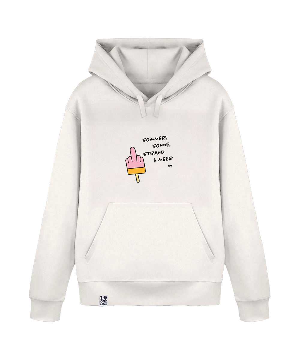 Sommer, Sonne, Strand & Meer  - Unisex Hoodie | 100% Bio-Baumwolle
