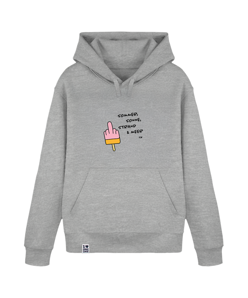 Sommer, Sonne, Strand & Meer  - Unisex Hoodie | 100% Bio-Baumwolle