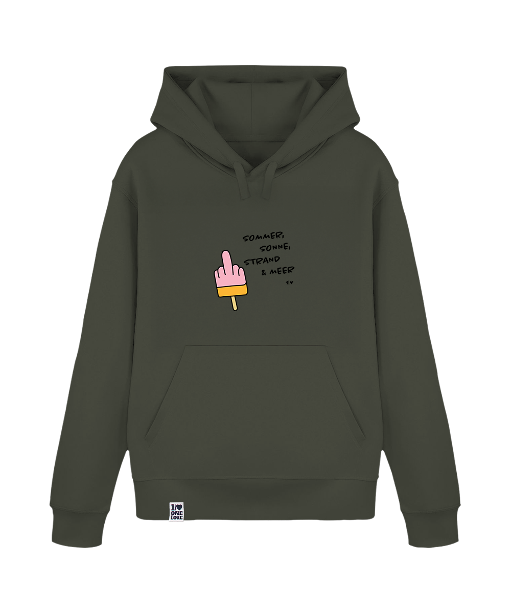 Sommer, Sonne, Strand & Meer  - Unisex Hoodie | 100% Bio-Baumwolle