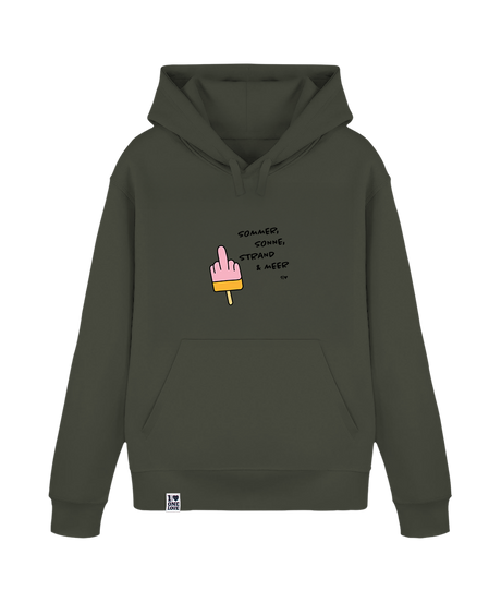 Sommer, Sonne, Strand & Meer  - Unisex Hoodie | 100% Bio-Baumwolle