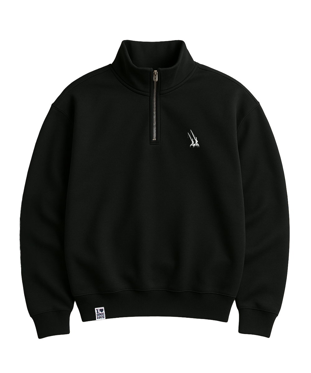 Stadthafen  - Unisex Premium Zipper | 100% Bio-Baumwolle | Edler Stick