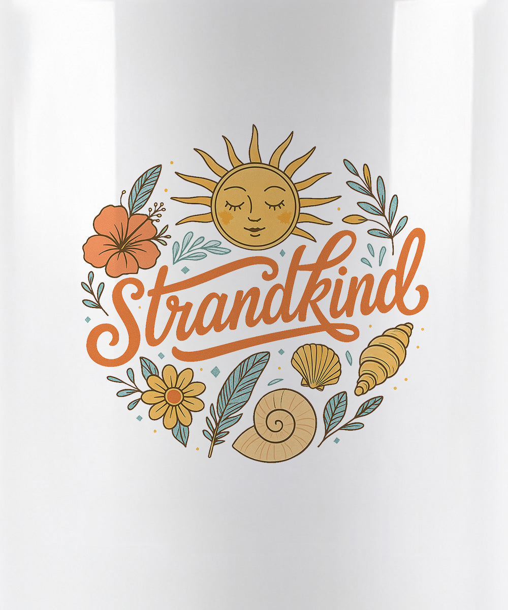 Strandkind  - Edelstahl Trinkflasche