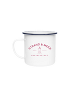 Strand & Meer  - Emaille Tasse