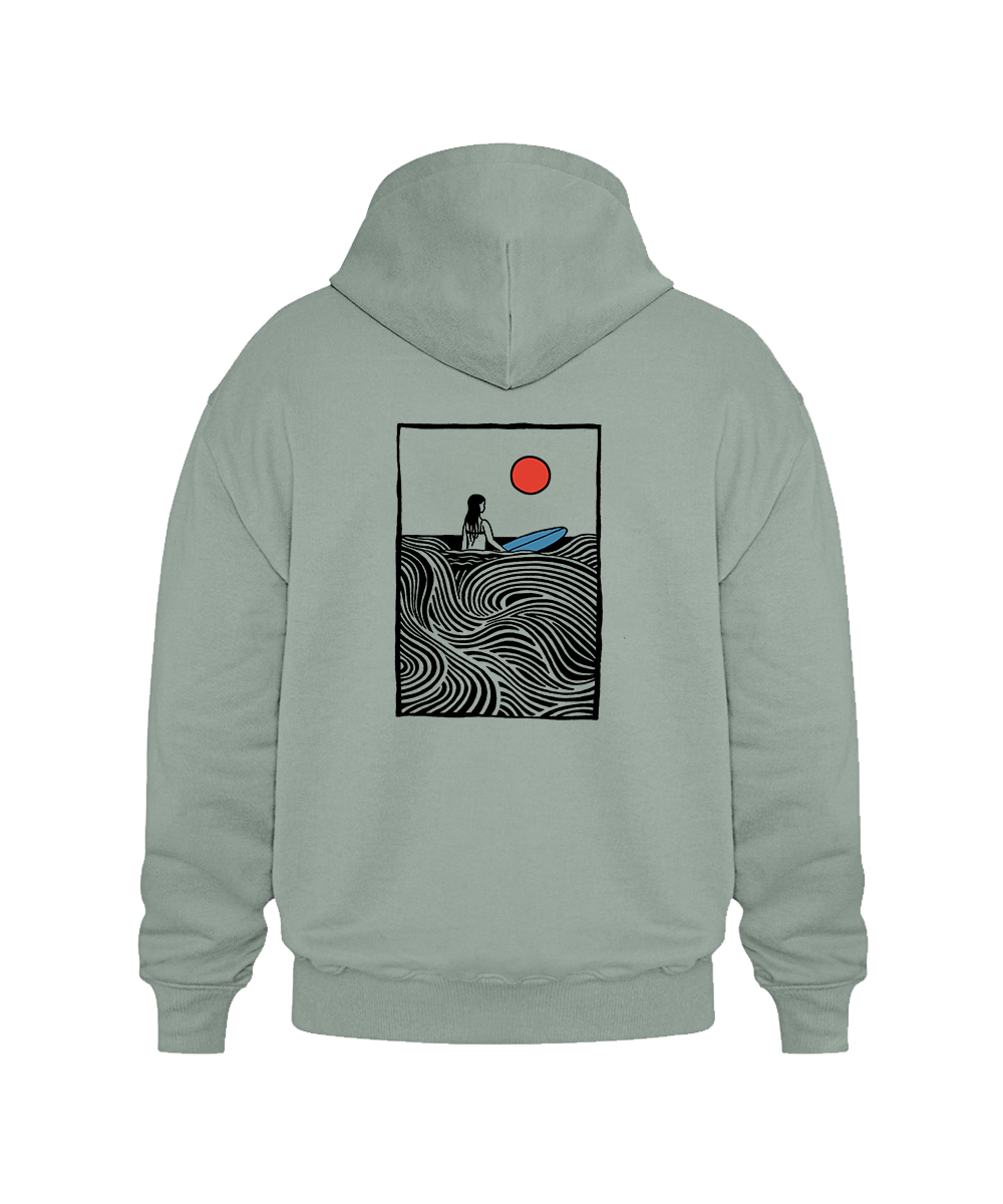 Surfergirl  -  Oversized HighQuality Unisex Hoodie