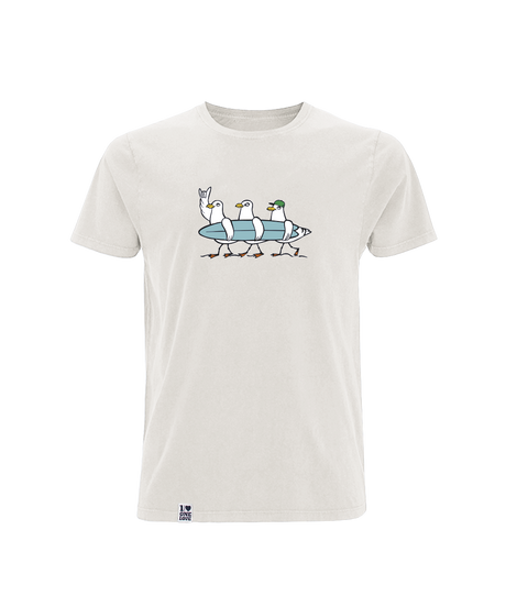 Caribbean Surfermöwen – Bio-Shirt mit Seele