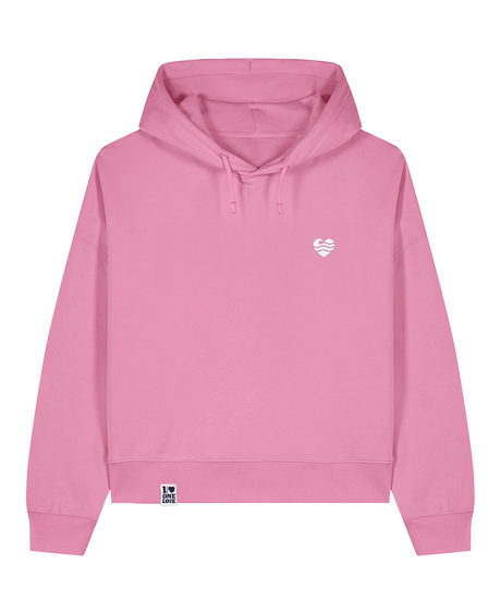 Wellenherz - Damen Premium Hoodie | Bio-Baumwolle