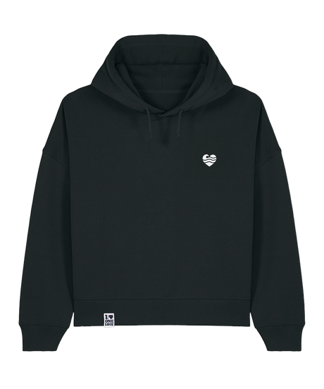 Wellenherz - Damen Premium Hoodie | Bio-Baumwolle