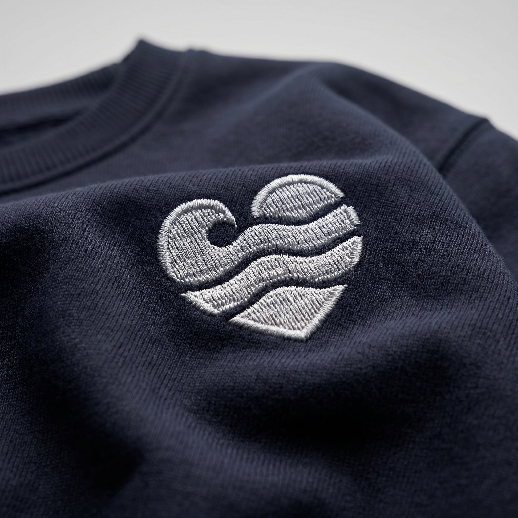 Wellenherz Stick - Frauen Premium Pullover