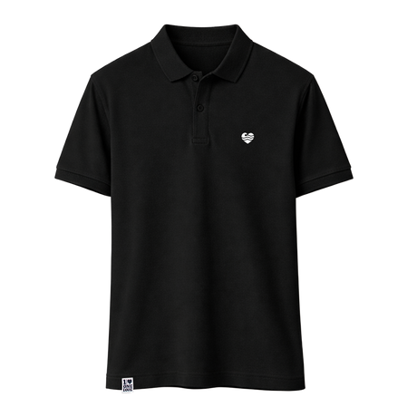 Wellenherz  - Unisex Poloshirt | 100% Bio-Baumwolle | Edler Stick