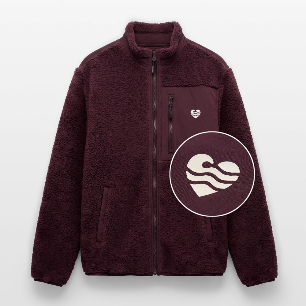 Wellenherz -  Unisex Sherpajacke