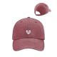 Wellenherz  - Vintage Cap mit Stick