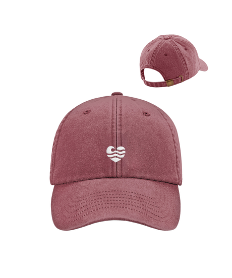 Wellenherz  - Vintage Cap mit Stick