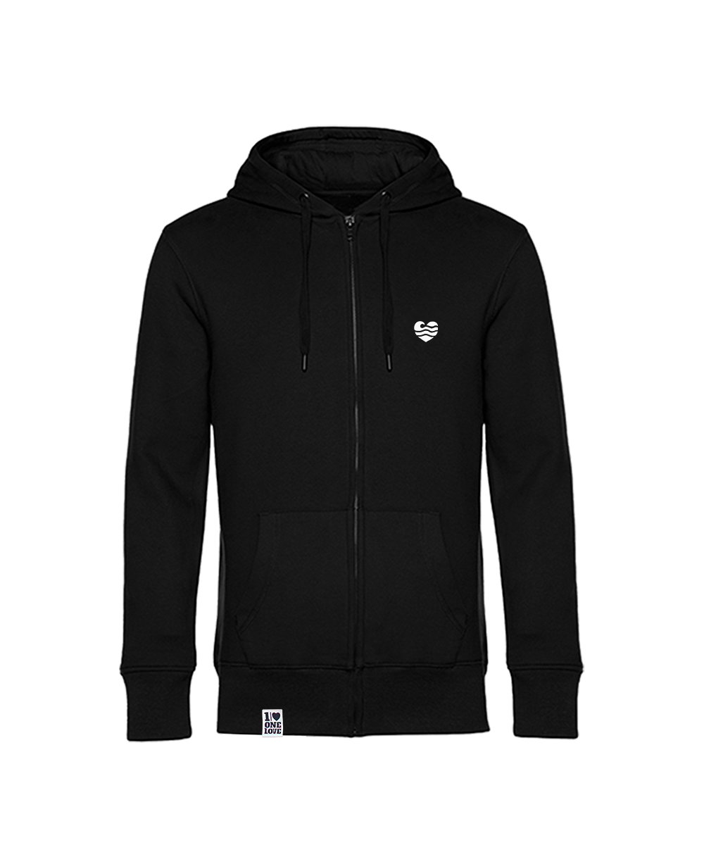 Wellenherz Stick  - Unisex Sweatjacke