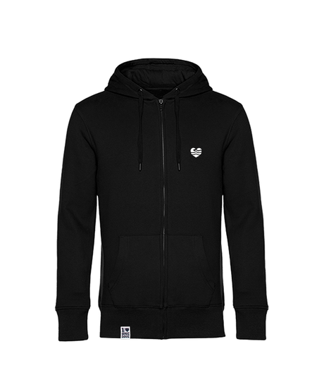 Wellenherz Stick  - Unisex Sweatjacke